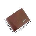 WALLET FOR MEN / GENTS / BOYS BOVIS LEATHER IMPORTED BROWN BEST QUALITY QWIS-956-19 QUALITY WEB STORE. 
