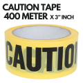 Universal Safety Barrier Warning Caution Tape | 300M 400M Mega Roll x 3 Inch Yellow Non-Adhesive Barricade Tape | High-Visibility Industrial Hazard Tape for Mega Construction Sites & Security Perimeters – ABID STORE. 
