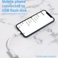 iPHONE OTG Adapter 3.0 Lightning to USB Port Apple Connector For ios, ipad - High SpeedUSB Female Support Connect USB Flash Drive, U Disk, for iPhone 12Pro 12 12Mini 11 Pro XS Max XR X 8 7 6s Plus. 