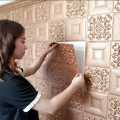 [1PCS] 3D Brick Stone Wall Sticker Self-Adhesive Foam Wallpaper Panels Room Decal 77x70cm. 