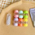 Cute Bear Lens Container + Tweezers & Suction Stick Set Contact Lens Case Accessories DIY Contact Lens Storage Box Portable Travel Contact Lens Case. 