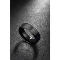 Black Onyx Gemstone Ring for Men and Boys. 