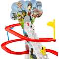 Paw Petrol Dog Chasing Game, Kids Dog Racing Track Climbing Stairs Track For Kids. 