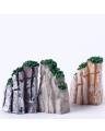 3Pcs Cute Mini Mountain Rock Miniature Fairy Garden Plant Decor. 
