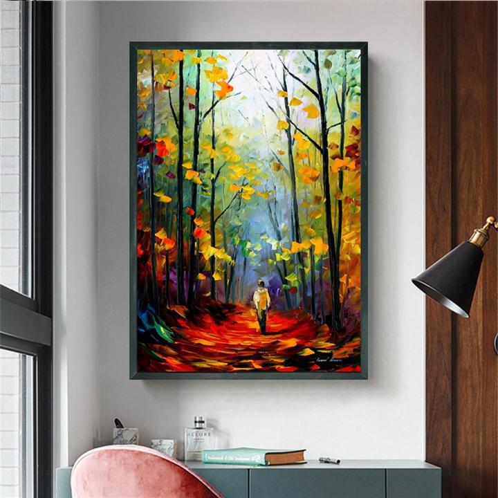 Wall Canvas HD Painting Poster Décor Abstract Color Pictures Wall Art Decoration Framework For Home, Office, Café and Restaurant 12X18 Frame