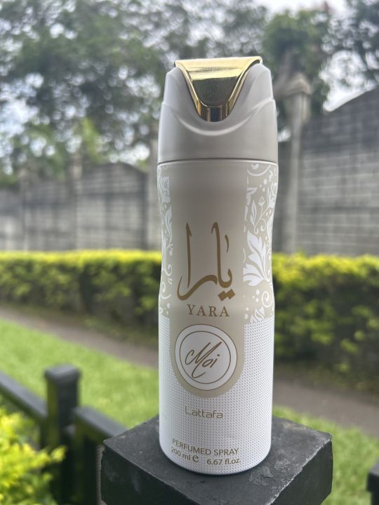 Lattafa Perfume Yara MOI For Woman Lattafa Deodorant Body Spray 200ml