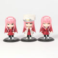 Darling in the FRANXX Zero Two 02 Cute PVC Figures Figurine Toys 3pcs/set. 