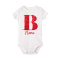 Custom Name ⭐ Personalized Alphabet Baby Clothes Girl Boy Baby Romper Infant Onesies New Year / Christmas Jumpsuit Newborn Gift. 