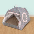 Dog House Super Soft Wide Application Fabric Easy Cleaned Printed Kitten Nest Pet Supplies. 