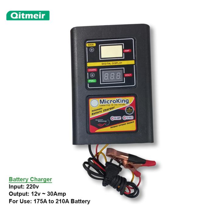 Battery Charger 12V 30Amp for 175Amp to 210Amp Battery Auto Cut Off