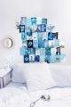 Pack of 50 Lake Blue Wall Collage Kit Aesthetic Pictures, Bedroom Decor for Teen Girls, Wall Collage Kit, Collage Kit for Wall Aesthetic, VSCO Girls Bedroom Decor, Aesthetic Posters, Collage Kit. 