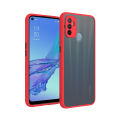 For OPPO A53 - High Quality Matte PC Back Soft TPU Frame Shockproof Color Button with Camera Protection Lens Protection Camera Protective Back Cover Case For OPPO A53. 