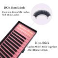 【Happy childhood memories】Your Private Label Own LOGO Eyelash Extension Free Design Individual Classic Soft Natural Lashes 100% Hand-made Size. 
