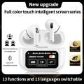 A9 pro Touch Screen ANC Wireless Headset TWS Noise Cancelling Earbud Bluetooth Headphone 5.4 Support APP Long Battery life orignal airpods pro. 