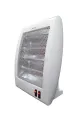 Electric Room Box Heater - 400W / 800W - 2 Halogen Heating Rods with Safety Tip Over Protection. 