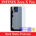 Infinix Zero X Pro Back Matte Protection Soft Skin Sheet Soft Film Protection For Infinix Zero X Pro. 