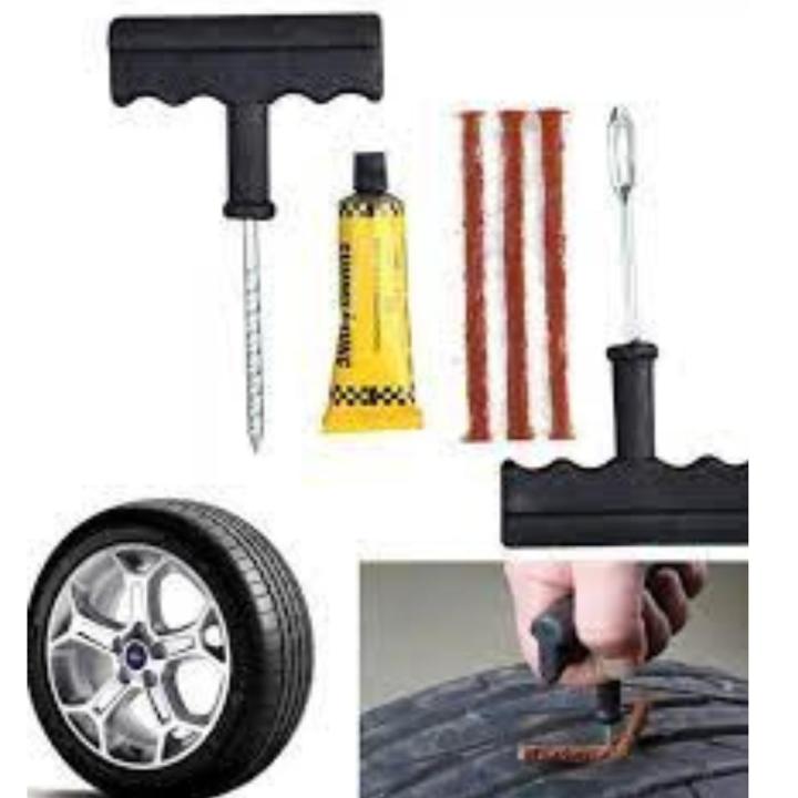 Car Tire Repair Kit Bike Tubeless Tire Tyre Puncture Plug Repair Tools Kits