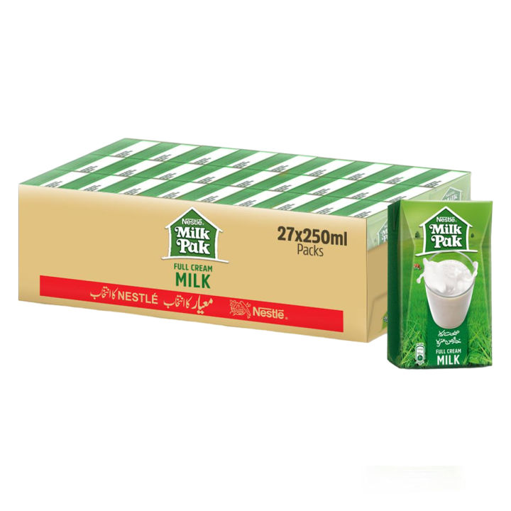 Milk - NESTLE MILKPAK Full Cream UHT Milk 250ml