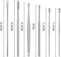 Ear Wax Cleaning Kit, 6 Pcs Ear Pick Tools, Wax Removal Kit, Ear Cleaning Tool Set, Spring Earwax Cleaner Tool Ear Wax Remover, Reusable Ear Cleaner for Children and Adult. 