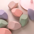Make Up Accessories 8CM Ultra Large Makeup Blender Dry and Wet Three Cuts Makeup Sponge Travel Must-have Lightwear Cosmetic Puff For Cream Concealer Powder. 