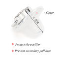 Crown Pacifier Girls Dummy Newborn Princess Baby Pacifier Holder Rhinestone Bling BPA Free Silicone Pacifier Baby Shower Gifts. 
