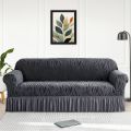 Zebra style velvet sofa cover for 3 seater 5 seater 6 seater and 7 seater sofa set, customise jumbo size- all color. 