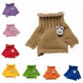 Girls Pretend Play Toy Fashionable Doll Sweater Clothes for 14cm Wallace Gromit Dog All-match Rib Knitting Child Birthday Gift Toy Cute Labubu Plush Toys Clothing Girls. 