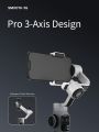 Zhiyun Smooth 5S Phone Gimbal, 3-Axis Smartphone Stabilizer with Built-in Fill Light, AI Face Tracking for iPhone and Android, YouTube TikTok Video, Gray. 