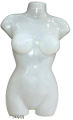 Half Body Plastic Female Hanging Mannequin For Clothes Display Hanger Set of 1 to 6 Pieces. 
