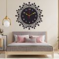 Modern Wooden Wall Clock, 3D DIY Quartz Timepiece for Home and Office, Creative Large Decorative Design. 