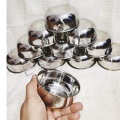 12 Pcs Deep SMALL Bowls Size 4 inches Stainless Steel. 