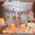Rose Gold Happy Birthday Decoration Including Birthday Foil + 30 Balloons & 4 x Hearts- Birthday & Party Items -Birthday & Party Decorations -Birthday Themes For Boys and Girls. 