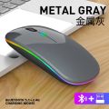 Mouse Wirelesss Bluetooth 2 In 1 Wireless Dual Mode Optical Mouse 2.4G Mouse Ergonomic Portable Rechargeable Mice For laptop. 