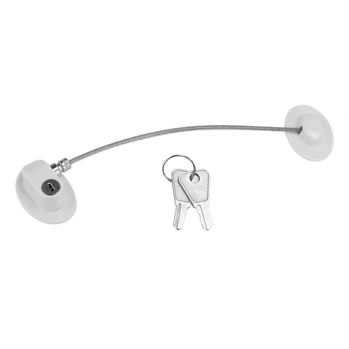 2 Pcs Fridge Lock, Refrigerator Lock for Children, Mini Fridge Locks for Kids, Freezer Lock, Used in Refrigerator Door