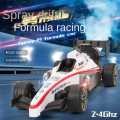 F1 RC Car High Speed Remote Control Car with LED Lights, USB Charging & Smoke Spray Effect Toy for Kids. 