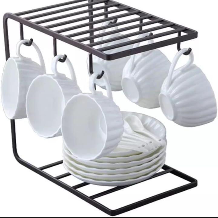 cofee%20tea%20mug%20cup%20holder,Mug%20Rack,Drying%20cup%20holder%20with%206%20Hook%20Kitchen%20Organizer,Glass%20Cup%20Holder,Cup%20Holder,%20Mug%20holder%20-%20Image%203