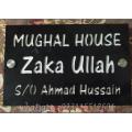 Customized House Name Plate Acrylic For Your Beautiful Home And Office Name Plate For House 3D Acrylic Name Plate With Stainless Steel Glass Spacer, Personalized Name and Address Plates for your House. 