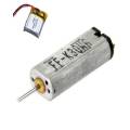 Jumbo Pack 3v DC Motor and Lipo Battery 70mAh for Arduino and Projects. 