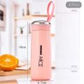 Hello Master Borosilicate Water Bottle 480ML, Leakproof, Transparent Water Bottle for Home, Office, Gym, Picnic and Travelling, Stylish Bottle Stylish Glass Bottle (Random Color). 
