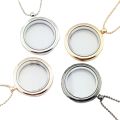 New Floating Charm Living Memory Glass Round Locket Charms Pendant. 