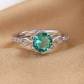 Open Ring Water Drop Ladies Artificial Gemstone Proposal Ring. 