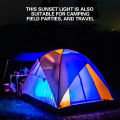 Sunset Projection Lamp 7 Colors Changing Rainbow Sun Halo Led Atmosphere Mini Sunset Lamp Night Light USB Powered Table Lamp For Photoshoot Live Video Home & Room Decoration Birthday Dance Party Etc R13 Colorful USB Sun set Light. 