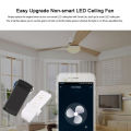 tuya WIFI Smart Ceiling Fan Controller Light tuya/smart life APP Speed Remote. 