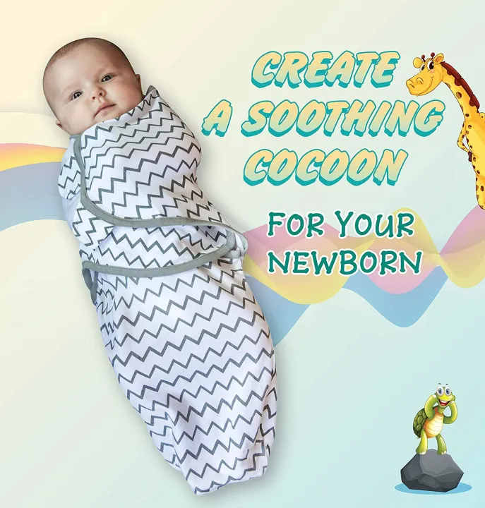 2pcs%20Baby%20Swaddle%20Blanket,%200%20to%206%20M%20Swaddle%20Wrap%20for%20Infant,%20Adjustable%20Newborn%20Swaddle,%20Organic%20Cotton%20Baby%20Swaddle%20-%20Image%205