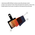 4 Pairs Mountain Bike Disc Brake Pads for Shimano Saint M810 M820 ZEE M640 H01 Semi - Metallic MTB Hydraulic Brake Pad. 