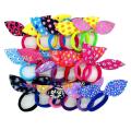 Pack of 12-24 Rabbit Style Ponytails for Girls. 