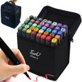 Colored Markers, Double Head Manga Sketching Marker Pens, Student Drawing Set, Permanent Art Markers for Anime Design, Painting,Adults Coloring Book,Illustrations Sketch for kid. 