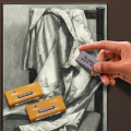 Marie's Transparent Fine Art Soft Eraser For Sketch And Drawing Single Piece. 