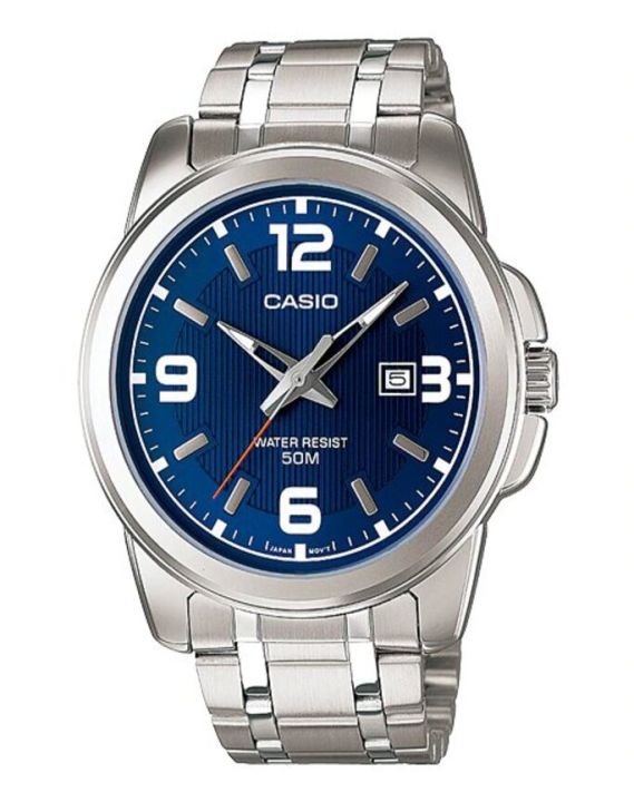 CASIO BLUE DIAL WITH DATE MEN'S WATCH - MTP-1314D-2AVDF