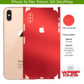 For Iphone Xs Max Skin/Wrap 360 Protection Sheet/ Carbon fiber/ Matte/ Transparent/ Lamination Back And Sides Included Camera Skin. 